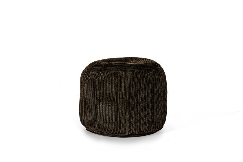 Pouf OTTO, H.42 cm, CHARCOAL Pouf OTTO, H.42 cm, CHARCOAL