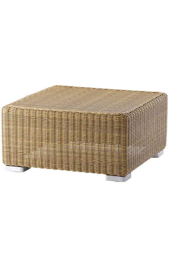 Pouf OTTOMAN CHESTER de Cane-Line, Naturel Pouf OTTOMAN CHESTER de Cane-Line, Naturel