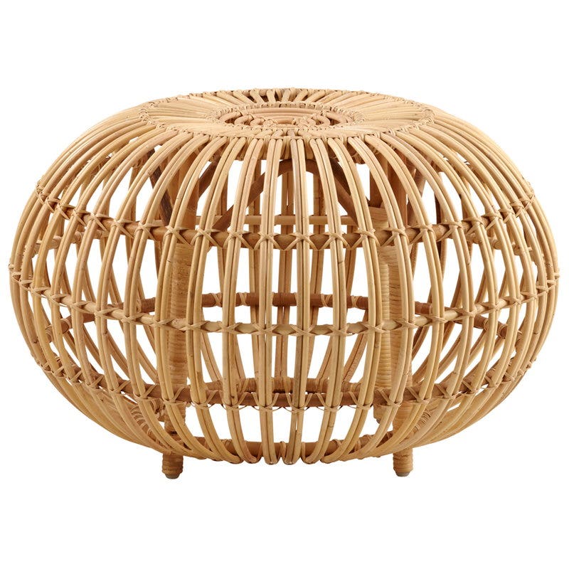Pouf en rotin OTTOMAN de Sika Design, 65 cm Pouf en rotin OTTOMAN de Sika Design, 65 cm