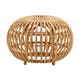 Pouf en rotin OTTOMAN de Sika Design, 55 cm