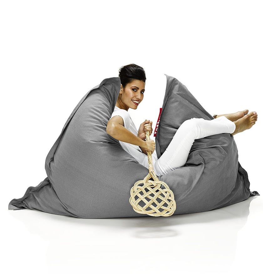 Pouf The ORIGINAL STONEWASHED de Fatboy, Gris