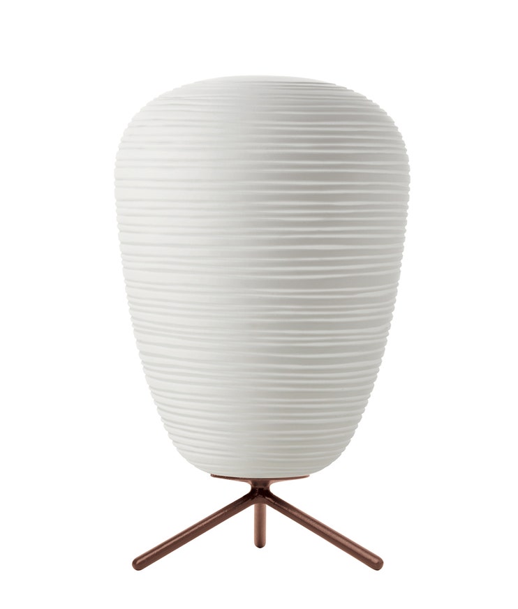 Lampe à poser RITUALS 1 de Foscarini, On/Off, Verre blanc Lampe à poser RITUALS 1 de Foscarini, On/Off, Verre blanc