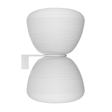 Applique RITUALS 1 DOPPIA de Foscarini, Verre blanc