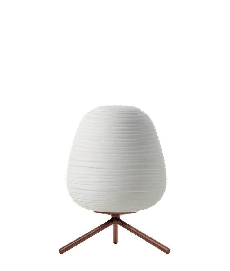 Lampe à poser RITUALS 3 de Foscarini, On/Off, Verre blanc Lampe à poser RITUALS 3 de Foscarini, On/Off, Verre blanc