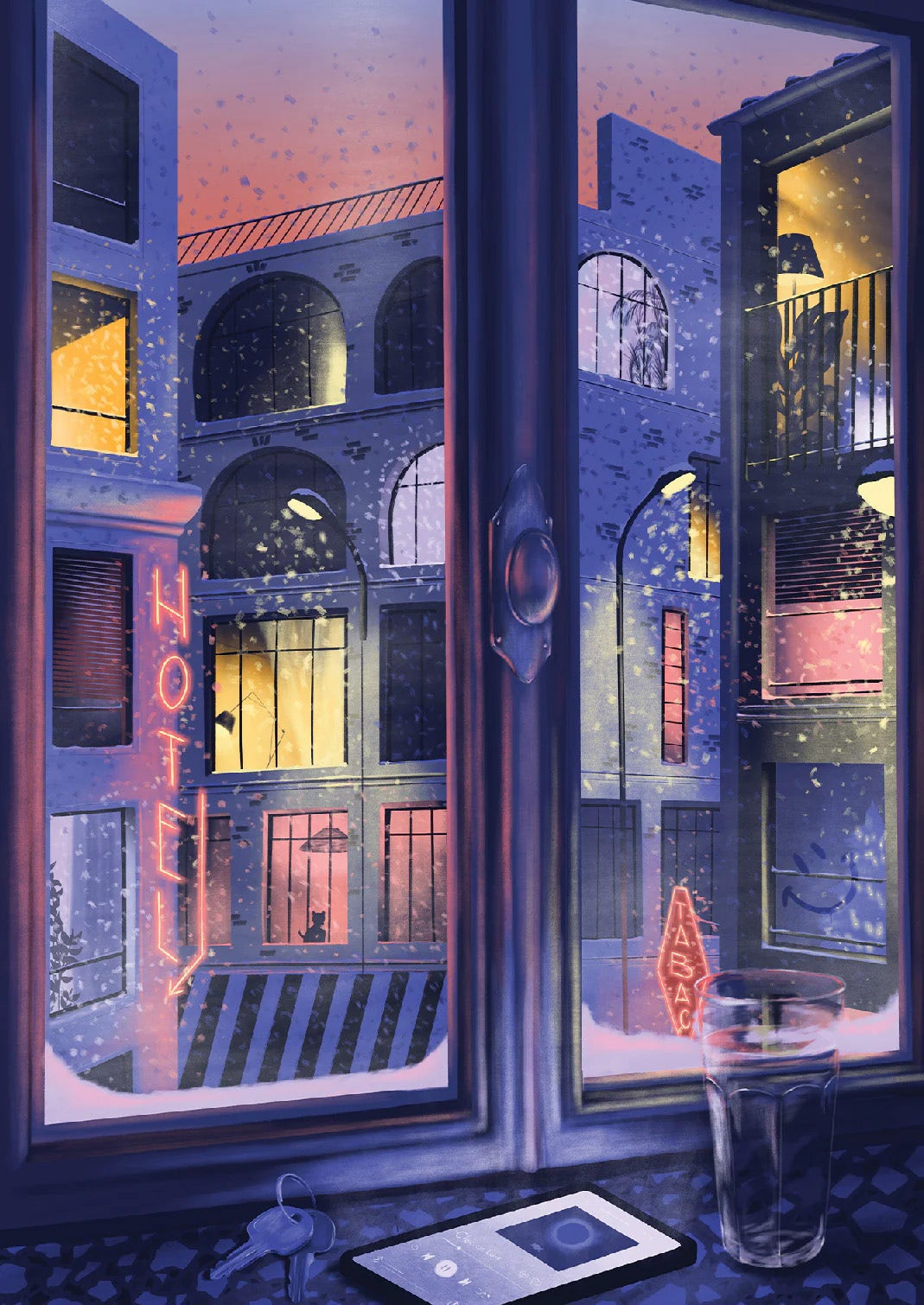 Puzzle LA NEIGE QUI TOMBE (1000 pièces)