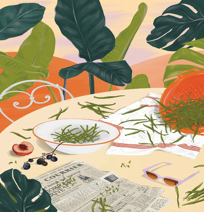 Puzzle LES HARICOTS VERTS (1000 pièces)