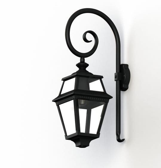 Applique crosse PLACE DES VOSGES 2 de Roger Pradier®, N°2, Noir foncé