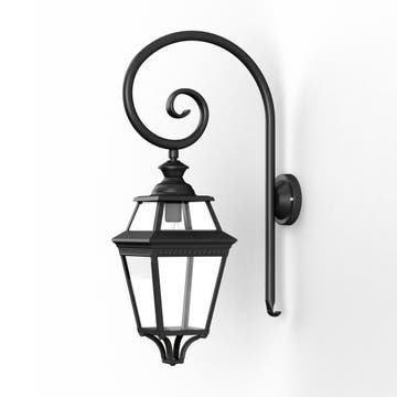 Applique crosse PLACE DES VOSGES 3 de Roger Pradier®, Noir foncé