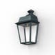 1/2 Applique PLACE DES VOSGES 1 Evolution®, Vert de gris