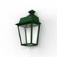 1/2 Applique PLACE DES VOSGES 1 Evolution®, Vert anglais