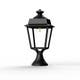 Borne PLACE DES VOSGES 1 Évolution N°6 de Roger Pradier®, Verre clair, Noir