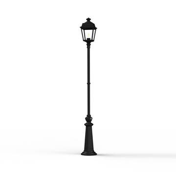 Lampadaire PLACE DES VOSGES 1 tradition de Roger Pradier®,  Noir