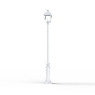 Lampadaire PLACE DES VOSGES 1 tradition de Roger Pradier®, Blanc
