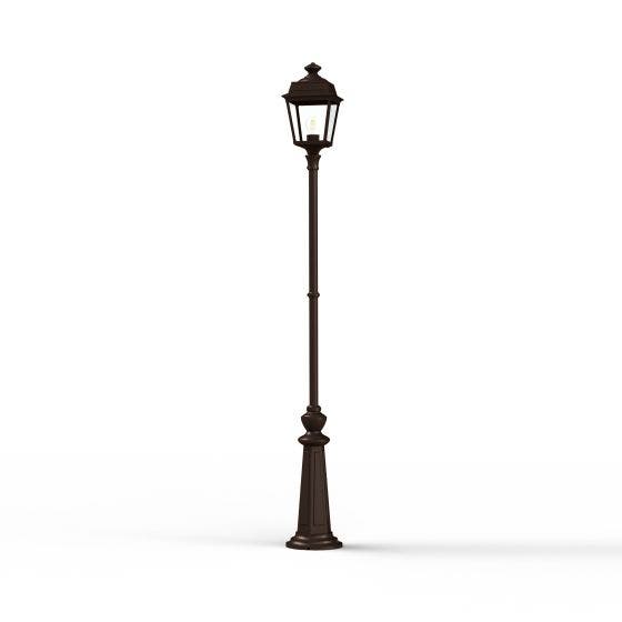 Lampadaire PLACE DES VOSGES 1 tradition de Roger Pradier®, Rouille Lampadaire PLACE DES VOSGES 1 tradition de Roger Pradier®, Rouille