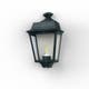 1/2 Applique PLACE DES VOSGES 1 Tradition®, Vert de gris