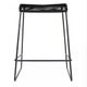 Tabouret de cuisine QUINTANA de Boqa, Noir d'aniline
