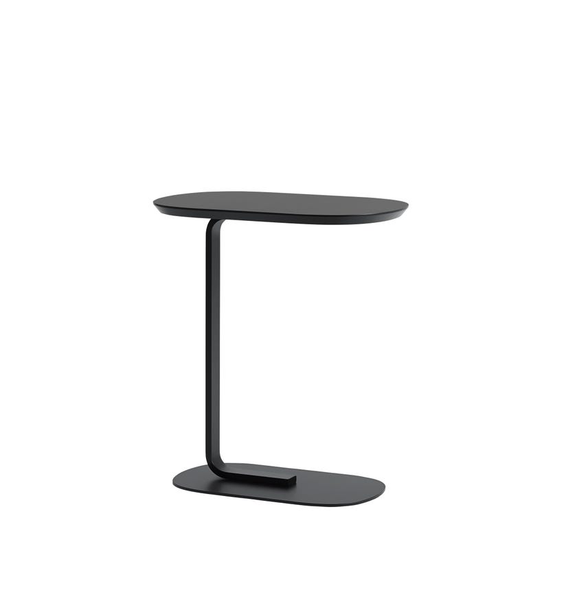 Table d'appoint RELATE de Muuto, Small, Structure noire, Black