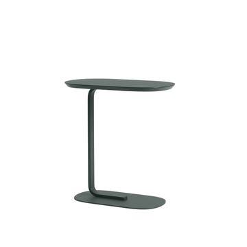 Table d'appoint RELATE de Muuto, Small, Structure verte, Dark Green 