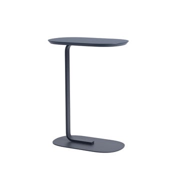 Table d'appoint RELATE de Muuto, Large, Structure gris bleu, Blue grey