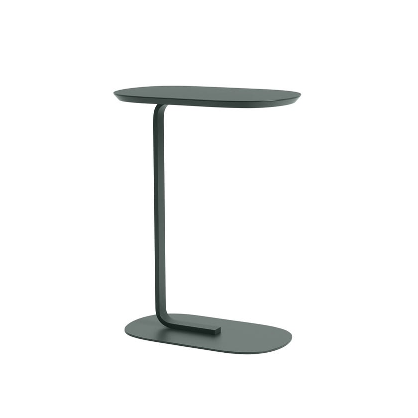 Table d'appoint RELATE de Muuto, Large, Structure verte, Dark Green Table d'appoint RELATE de Muuto, Large, Structure verte, Dark Green