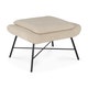 Repose-pieds Barrow - tissu Off White