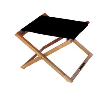 Repose-pieds BEACHER de Royal Botania, Toile Batyline, Noir Repose-pieds BEACHER de Royal Botania, Toile Batyline, Noir