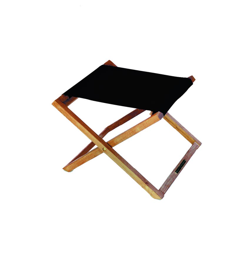 Repose-pieds BEACHER de Royal Botania, Toile, Noir
