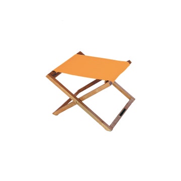Repose-pieds BEACHER de Royal Botania, Toile Batyline, Orange