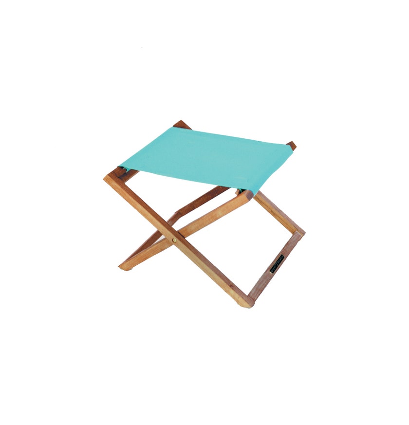 Repose-pieds BEACHER de Royal Botania, Toile Batyline, Turquoise