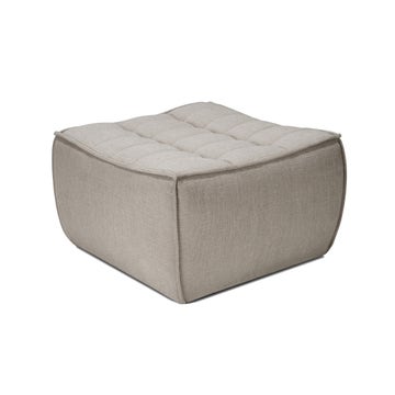 Repose-pieds N701 - tissu Eco Ecru