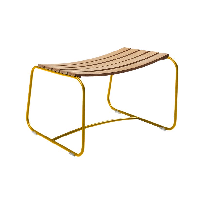 Repose-pieds SURPRISING TECK de Fermob, Miel Repose-pieds SURPRISING TECK de Fermob, Miel