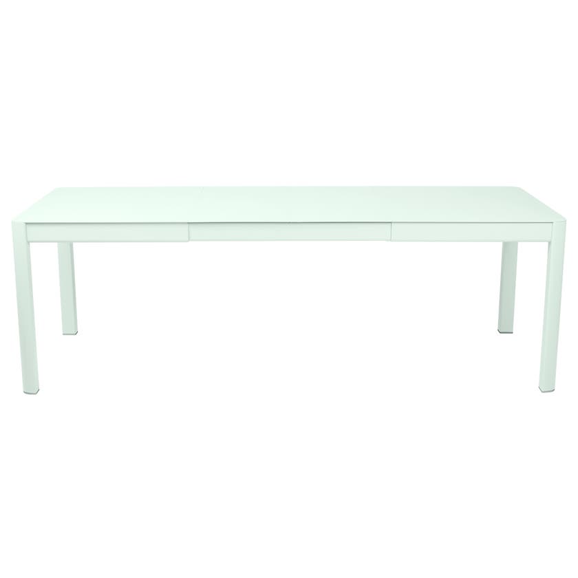 Table à allonges RIBAMBELLE de Fermob, 2 allonges, Menthe Glaciale Table à allonges RIBAMBELLE de Fermob, 2 allonges, Menthe Glaciale