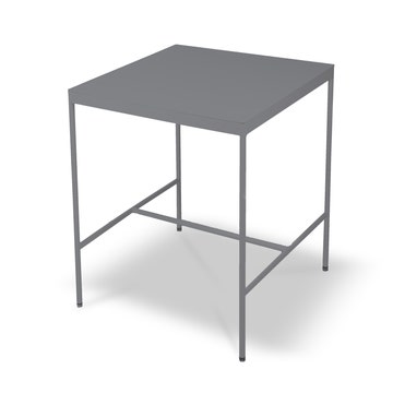 Table Mi-hauteur RIVAGE 85 x 85 cm de Vlaemynck, Basalte
