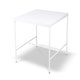 Table Mi-hauteur RIVAGE 85 x 85 cm, Blanc coton