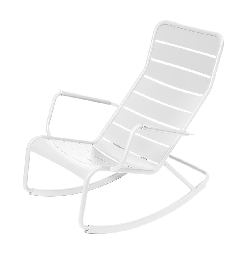 Rocking chair LUXEMBOURG de Fermob-Blanc coton 