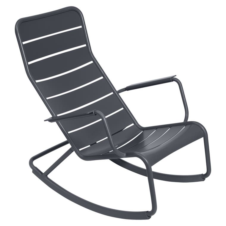 Rocking chair LUXEMBOURG de Fermob, Carbone Rocking chair LUXEMBOURG de Fermob, Carbone