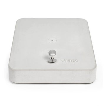 Socle à roulettes Z 55kg de Glatz, Coulée de béton