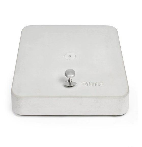 Socle à roulettes Z 55kg de Glatz, Coulée de béton