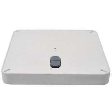 Socle à roulettes Z 90kg de Glatz, Coulée de béton clair sans plaque décorative