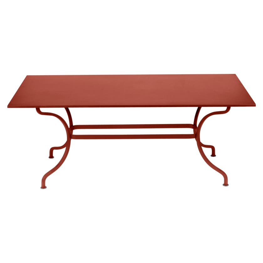 Table ROMANE 180 cm de Fermob, Ocre rouge Table ROMANE 180 cm de Fermob, Ocre rouge