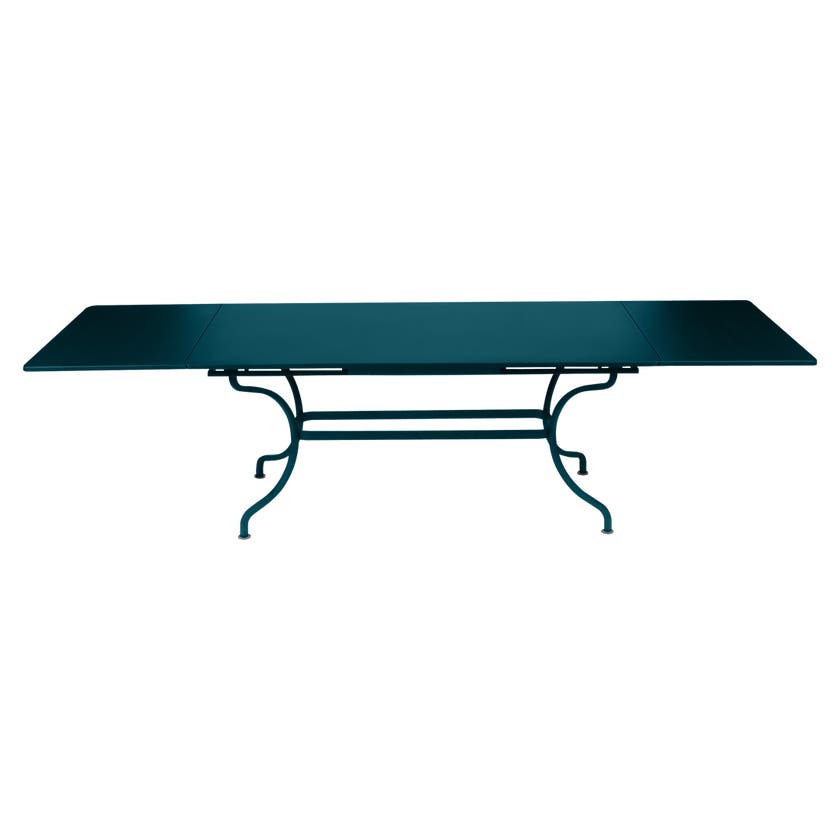 Table à allonges ROMANE Fermob, bleu acapulco Table à allonges ROMANE Fermob, bleu acapulco