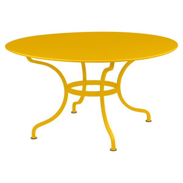 Table ronde D.137 ROMANE de Fermob, Miel Table ronde D.137 ROMANE de Fermob, Miel