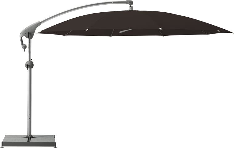 Parasol décentré PENDALEX P+ de Glatz, Rond, D.300 cm, 615 Black Parasol décentré PENDALEX P+ de Glatz, Rond, D.300 cm, 615 Black