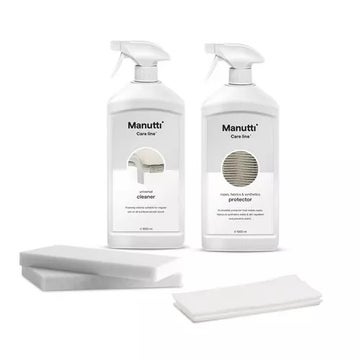 Care Line Kit de Manutti, Nettoyant et protection, Osier, corde, tissu et synthétique