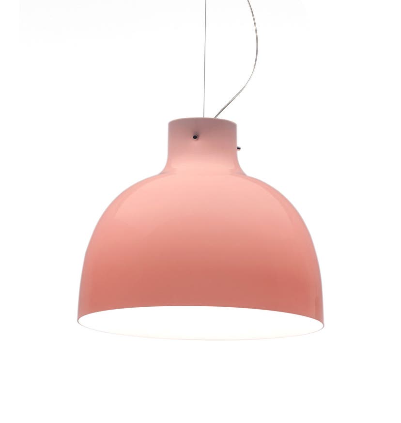 Suspension lumineuse BELLISSIMA de Kartell, Rose blanc Suspension lumineuse BELLISSIMA de Kartell, Rose blanc