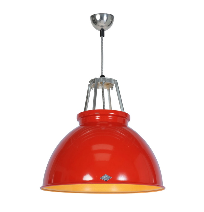 Suspension TITAN 5 d'Original BTC, Intérieur doré, Rouge