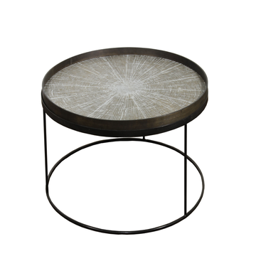 Round Tray Table Basse Extra Large de Ethnicraft Accessories, Ø93xH.38