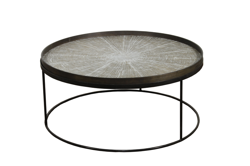 Round Tray Table Basse Extra Large de Ethnicraft Accessories, Ø93xH.38 Round Tray Table Basse Extra Large de Ethnicraft Accessories, Ø93xH.38