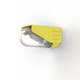 Applique RP N°1, Verre clair, Jaune soufre