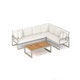 Salon d'extérieur NINIX LOUNGE Set 1 de Royal Botania, Blanc